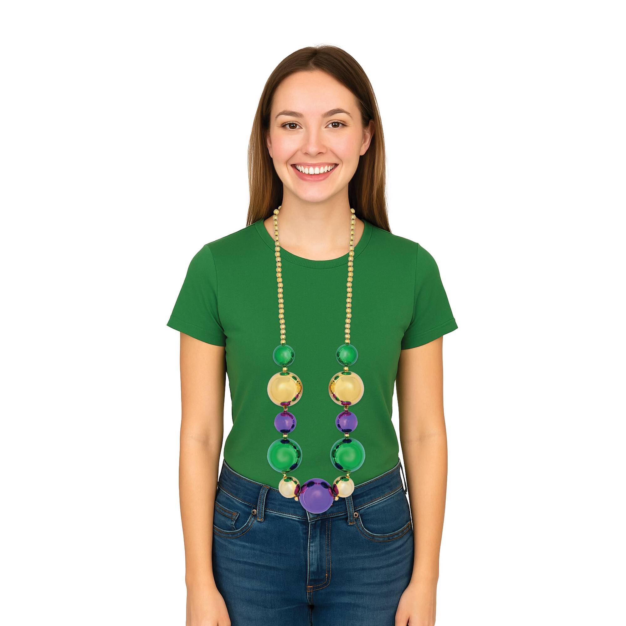 Beistle 4.5ft. Jumbo Mardi Gras Beads